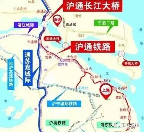 苏嘉高铁最新规划图，江苏与浙江交通枢纽连接线路