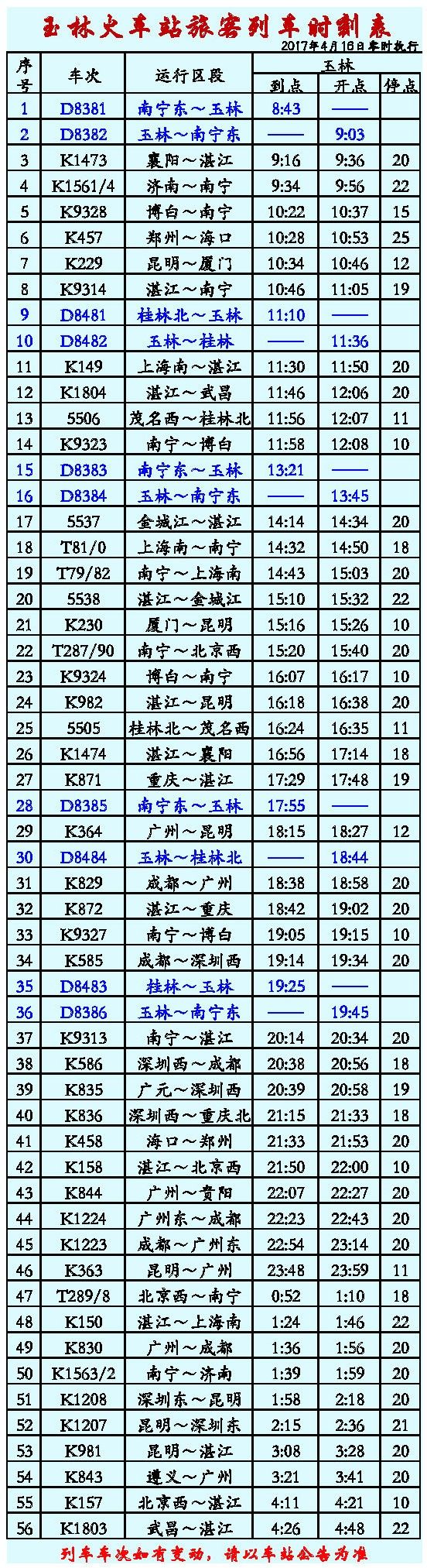 掌握最新动态，解析最新列车时刻表，了解1156号列车时刻安排