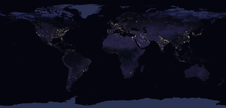 NASA最新夜景图，揭示宇宙深邃魅力的壮丽画卷