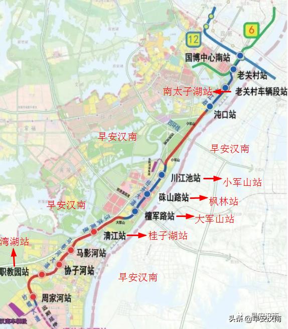 武汉地铁线路图全新概览