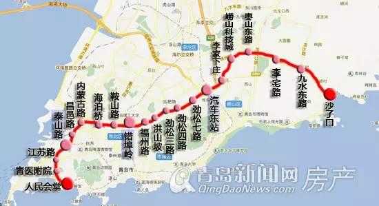 青岛地铁3号线线路图全新详解